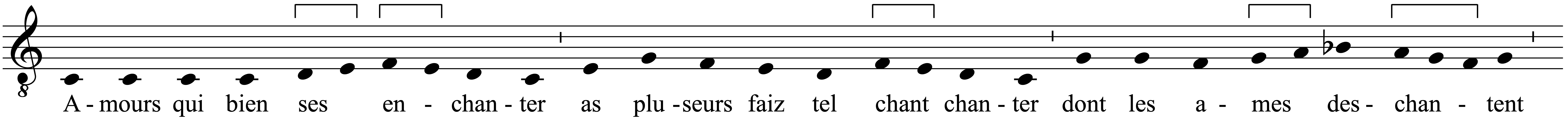 Work musical notation